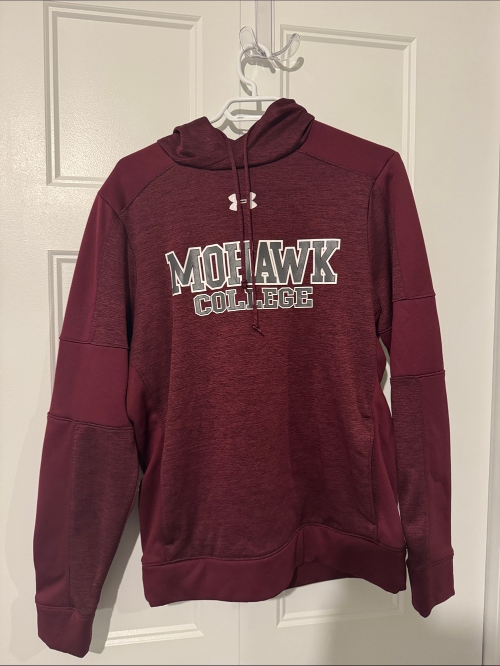 Under Armour Maroon Mohawk College Pullover Hoodie